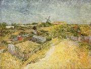 Vincent Van Gogh Gemusegarten am Montmartre Sweden oil painting artist
